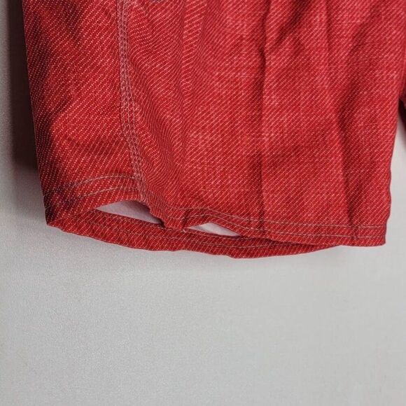 ONeill Mens 30 Board Shorts Red & Grey Dual Pocket Polyester - Picture 11 of 11